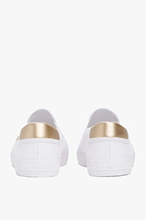 Kadın Th Canvas Slip-On Sneakers - Beyaz | 39