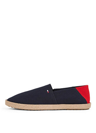 Tommy Hilfiger Lacivert Erkek Espadril HILFIGER ESPADRILLE CORE TEXTILE