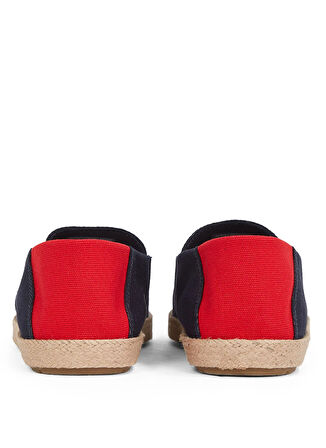 Tommy Hilfiger Lacivert Erkek Espadril HILFIGER ESPADRILLE CORE TEXTILE