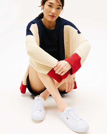 Tommy Hilfiger Canvas Lace Up Sneaker