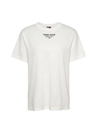Beyaz Kadın Normal T-Shirt DW0DW21341YBL