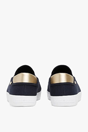 Kadın Th Canvas Slip-On Sneakers - Lacivert | 37