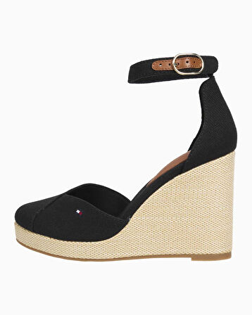Tommy Hilfiger Flag High Wedge Espadrilles Topuklu Sandalet