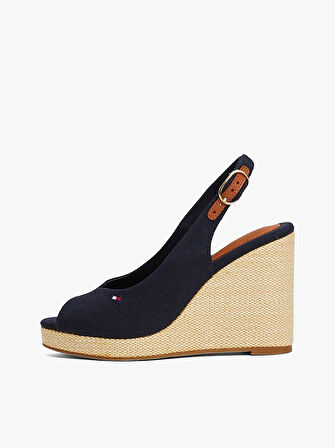 FLAG HIGH WEDGE ESPAD SLINGBACK