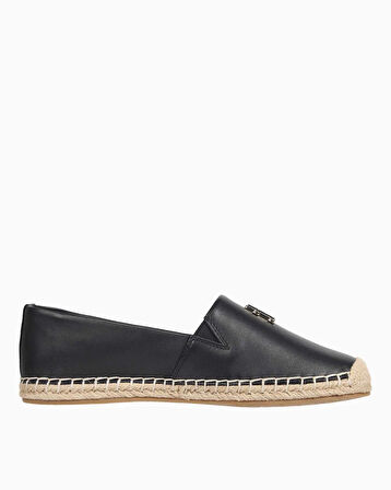 Tommy Hilfiger Logo Leather Espadrilles Ayakkabı