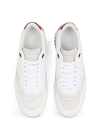 Tommy Hilfiger Beyaz Erkek Sneaker TH BASKET BETTER RWB LTH