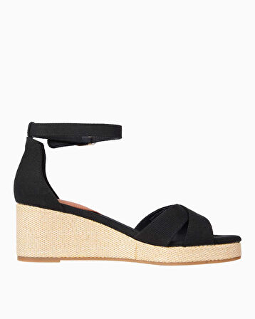 Tommy Hilfiger Flag Criss Cros Wedge Espadrilles Topuklu Sandalet