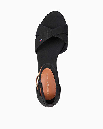 Tommy Hilfiger Flag Criss Cros Wedge Espadrilles Topuklu Sandalet
