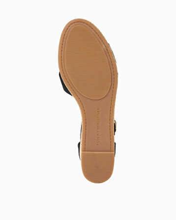 Tommy Hilfiger Flag Criss Cros Wedge Espadrilles Topuklu Sandalet