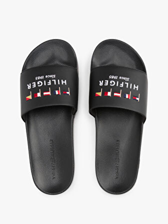 TOMMY HILFIGER HILFIGER FLAGS POOL SLIDE Terlik