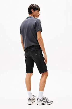 Erkek Th Ronnie Slim Denim Şort - Siyah | 34