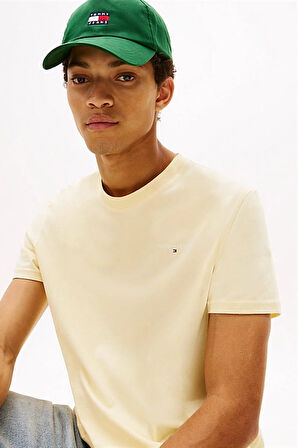 Erkek Tjm Linear Chest T-Shirt - Krem | L