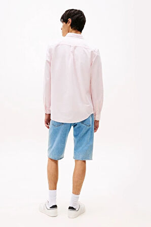 Erkek Tjm Regular Fit Oxford Gömlek - Pembe | S