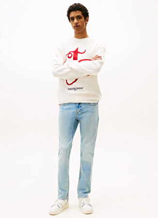 Tommy Jeans Normal Bel Slim Fit Erkek Denim Pantolon DM0DM209851AB SCANTON SLIM CO