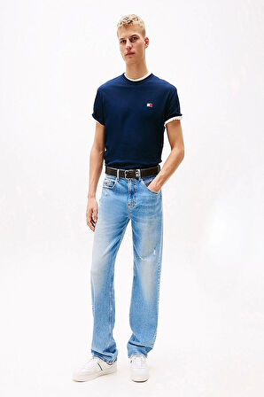 Tommy  Jeans  Erkek Lacivert T-Shirt