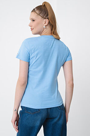 Tommy Jeans Kadın Tişört-DW0DW21338