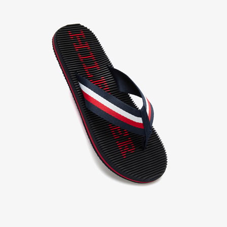Tommy Hilfiger Logo Massage Erkek Lacivert Terlik