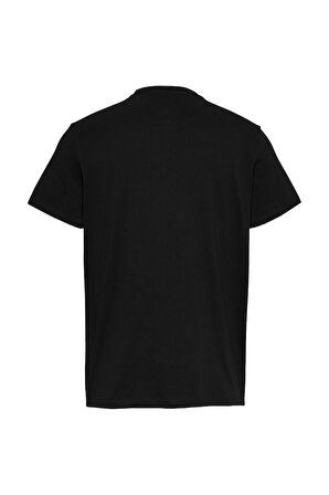 Erkek Tjm Grafik Yazı T-Shirt - Siyah | XS