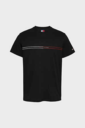 Tommy Jeans Erkek T Shirt DM0DM20779 BDS