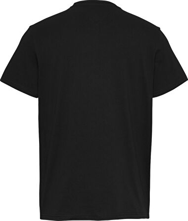 TOMMY HILFIGER Erkek  Siyah T-Shirt DM0DM20779 BDS