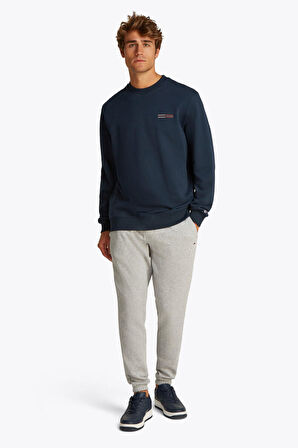 Erkek Tjm Grafik Logo Sweatshirt - Lacivert | M
