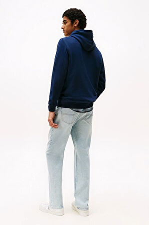 Erkek Tjm Kapüşonlu Sweatshirt - Lacivert | S