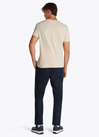 Tommy Jeans Bisiklet Yaka Bej Erkek T-Shirt DM0DM20773ACG TJM REG PAISLEY COL