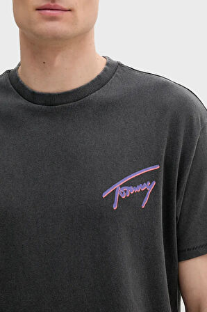 Tommy Jeans Erkek T Shirt DM0DM20768 BDS