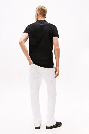 Erkek Tjm Tek Renk Polo T-Shirt - Siyah | XS