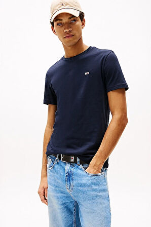 Erkek Tjm Extra Slim Jersey 2'li T-Shirt - Siyah/Lacivert | XS