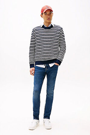 Erkek Th Scanton Solmuş Kot Pantolon - Mavi | 32/32