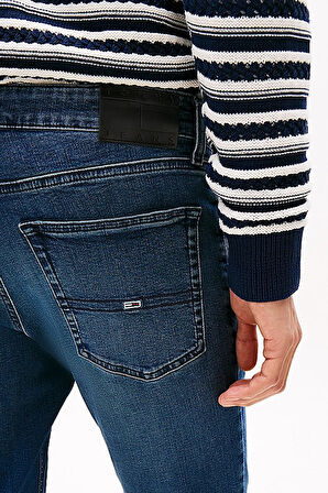 Erkek Th Scanton Solmuş Kot Pantolon - Mavi | 32/32