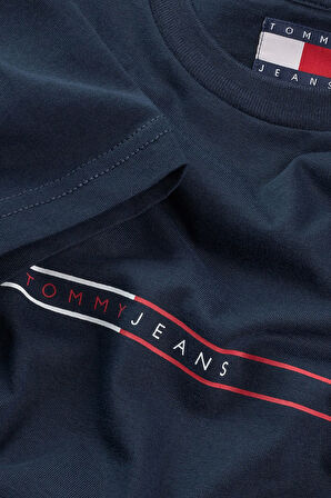 Tommy Jeans Erkek T Shirt DM0DM20779 C1G