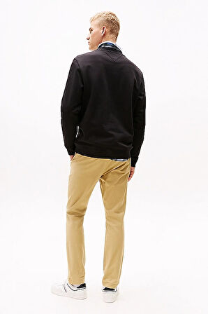 Erkek Tjm Tek Renk Sweatshirt - Siyah | S
