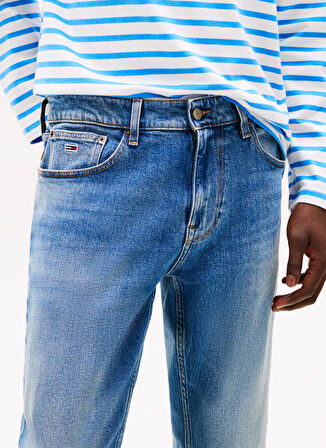 Tommy Jeans Normal Bel Slim Tapered Mavi Erkek Denim Pantolon DM0DM209871A5 AUSTIN SLIM TPRD BI01