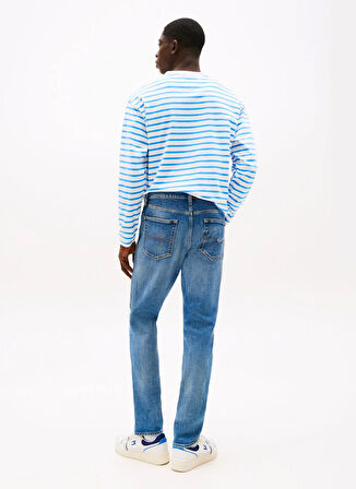 Tommy Jeans Normal Bel Slim Tapered Mavi Erkek Denim Pantolon DM0DM209871A5 AUSTIN SLIM TPRD BI01