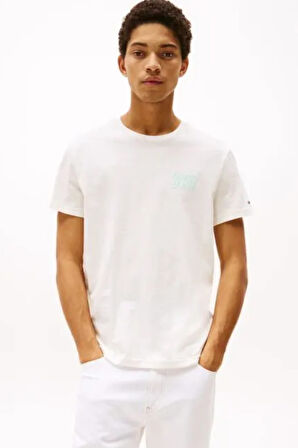 Tommy Jeans Erkek Tişört-DM0DM21863