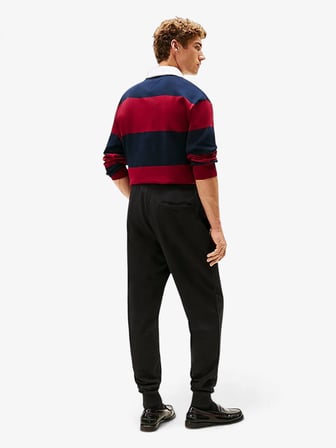 TJM SLIM S FLAG SWEATPANT EXT Erkek Siyah Eşofman Altı - DM0DM20473
