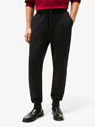 TJM SLIM S FLAG SWEATPANT EXT Erkek Siyah Eşofman Altı - DM0DM20473