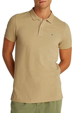 Erkek Tjm Slim Polo T-Shirt - Açık Kahverengi | M