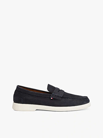 Tommy Hilfiger Erkek  Lacivert Loafer