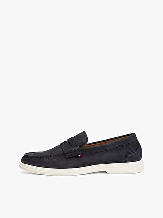 Tommy Hilfiger Erkek  Lacivert Loafer
