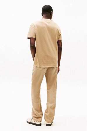 Erkek Tjm Badge T-Shirt - Camel | L