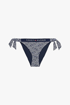 Kadın Th Cheeky Yan Bağlamalı Bikini Alt - Lacivert | S