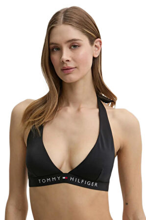 Tommy Hilfiger Kadın Siyah Bikini Üst UW0UW05813