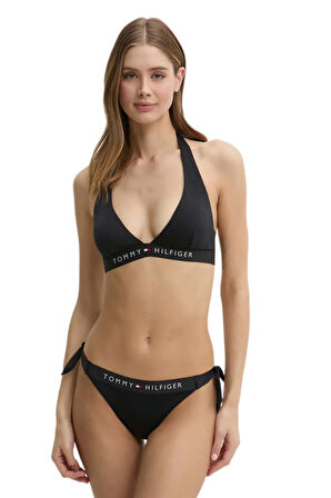 Tommy Hilfiger Kadın Siyah Bikini Üst UW0UW05813