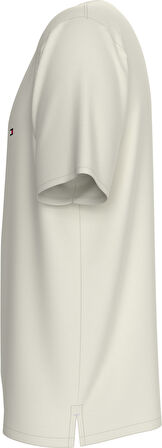 CREW NECK SLUB TEE Erkek Beyaz T-Shirt - UM0UM03527