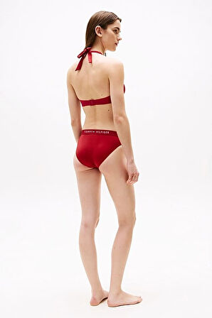 Kadın Th Halterneck Bikini Üstü - Kırmızı | XS