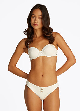 Tommy Hilfiger Beyaz Kadın Bikini Üst UW0UW05814YBI