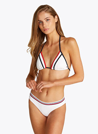 Tommy Hilfiger Beyaz Kadın Bikini Alt UW0UW05830YCD